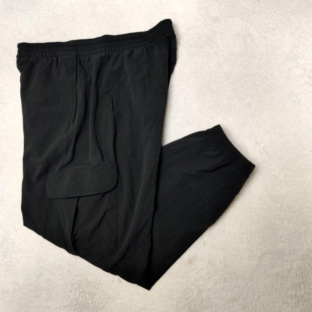 Lululemon Pants Womens 10 Black Jogger Cargo Wunder High Rise Training LW5GDES